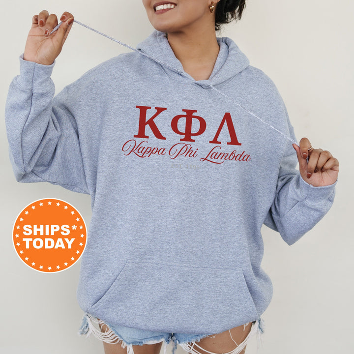 Kappa Phi Lambda Script Sisters Sorority Sweatshirt | Kappas Sweatshirt | KPL Greek Letters | Sorority Letters | Sorority Gift _ 14826g