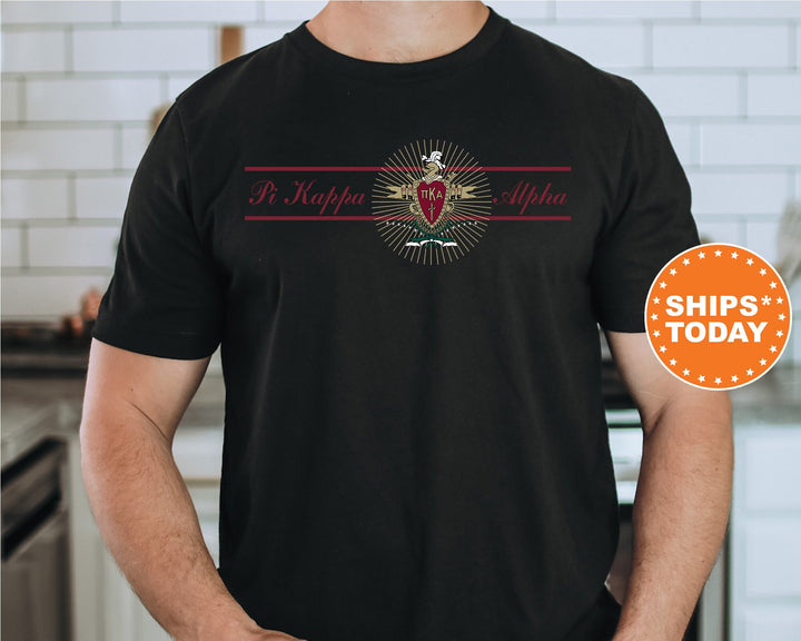 Pi Kappa Alpha Noble Seal Fraternity T-Shirt | PIKE Fraternity Crest Shirt | Rush Pledge Comfort Colors Tee | Fraternity Gift _ 9796g