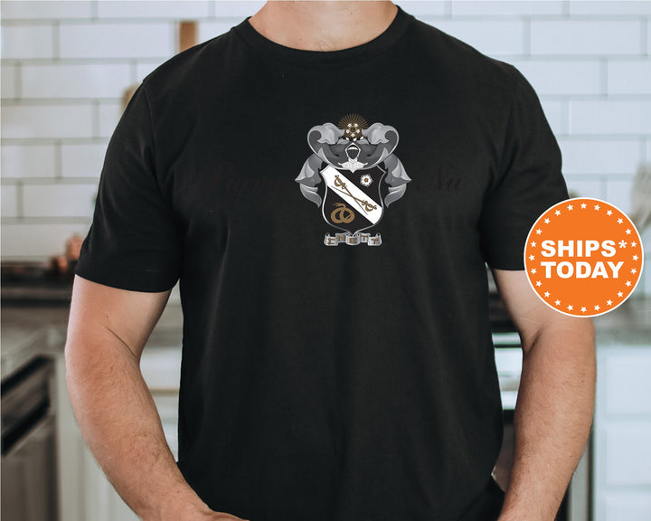 Sigma Nu Noble Seal Fraternity T-Shirt | Sigma Nu Fraternity Crest Shirt | Rush Pledge Comfort Colors Tee | Fraternity Gift _ 9801g