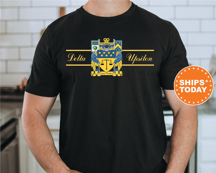 Delta Upsilon Noble Seal Fraternity T-Shirt | DU Fraternity Crest Shirt | Rush Pledge Comfort Colors Tee | Fraternity Gift _ 9787g