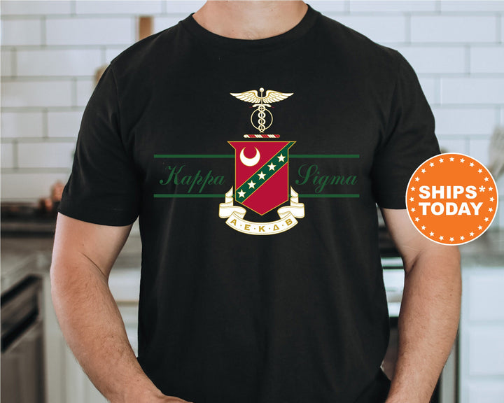 Kappa Sigma Noble Seal Fraternity T-Shirt | Kappa Sig Fraternity Crest Shirt | Rush Pledge Comfort Colors Tee | Fraternity Gift _ 9789g
