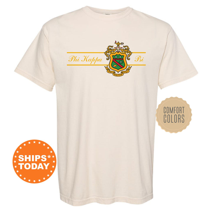 Phi Kappa Psi Noble Seal Fraternity T-Shirt | Phi Psi Fraternity Crest Shirt | Rush Pledge Comfort Colors Tee | Fraternity Gift _ 9793g