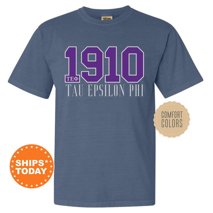 Tau Epsilon Phi Greek Bond Fraternity T-Shirt | Tau Epsilon Phi Shirt | TEP Comfort Colors Tee | Fraternity Gift | Greek Apparel _ 15567g