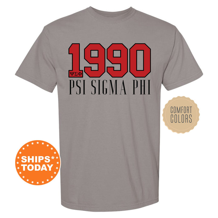 Psi Sigma Phi Greek Bond Fraternity T-Shirt | Psi Sigma Phi Shirt | Comfort Colors Tee | Fraternity Gift | College Greek Apparel _ 15562g