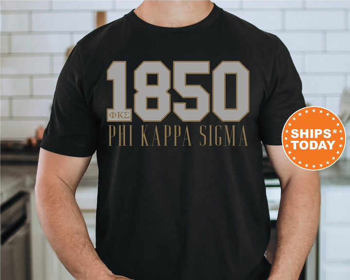 Phi Kappa Sigma Greek Bond Fraternity T-Shirt | Phi Kappa Sigma Shirt | Skulls Comfort Colors Tee | Fraternity Gift | Greek Apparel _ 15557g