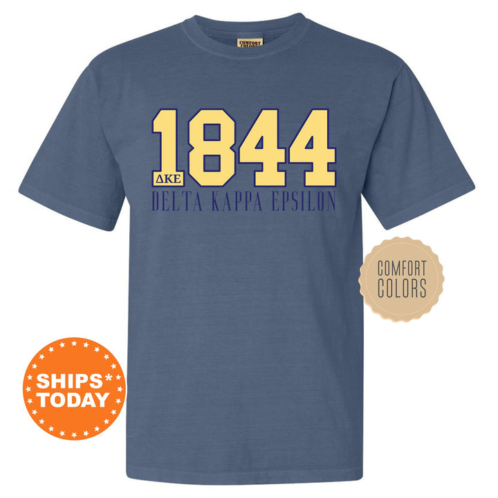 Delta Kappa Epsilon Greek Bond Fraternity T-Shirt | DKE Shirt | Deke Comfort Colors Tee | Fraternity Gift | College Greek Apparel _ 15547g