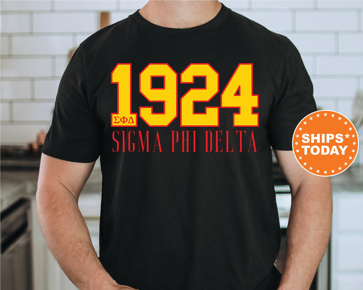 Sigma Phi Delta Greek Bond Fraternity T-Shirt | Sigma Phi Delta Shirt | Comfort Colors Tee | Fraternity Gift | Greek Apparel _ 15566g