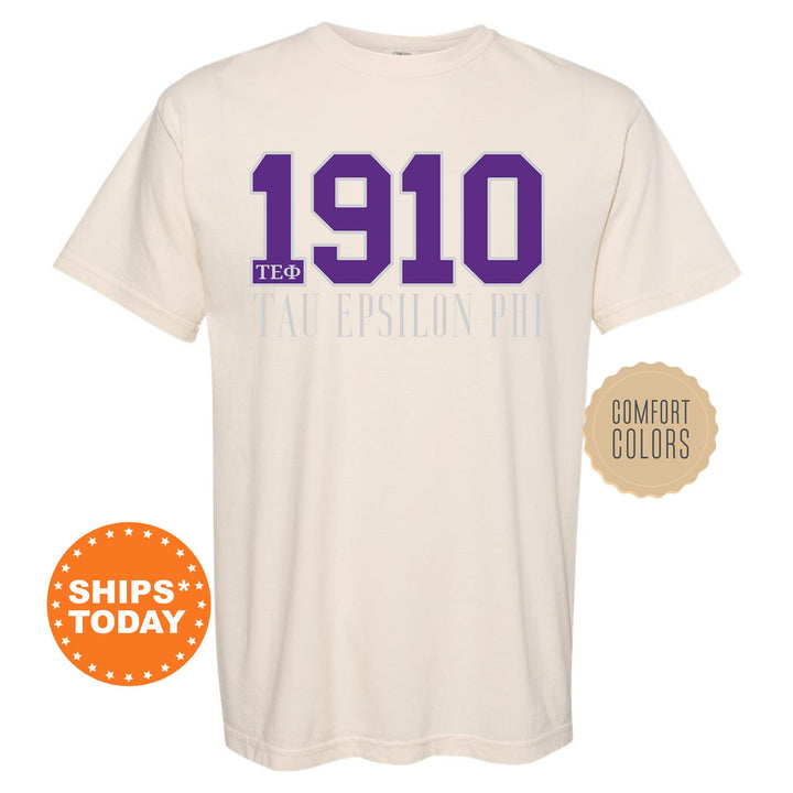 Tau Epsilon Phi Greek Bond Fraternity T-Shirt | Tau Epsilon Phi Shirt | TEP Comfort Colors Tee | Fraternity Gift | Greek Apparel _ 15567g