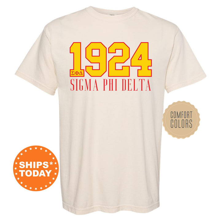 Sigma Phi Delta Greek Bond Fraternity T-Shirt | Sigma Phi Delta Shirt | Comfort Colors Tee | Fraternity Gift | Greek Apparel _ 15566g