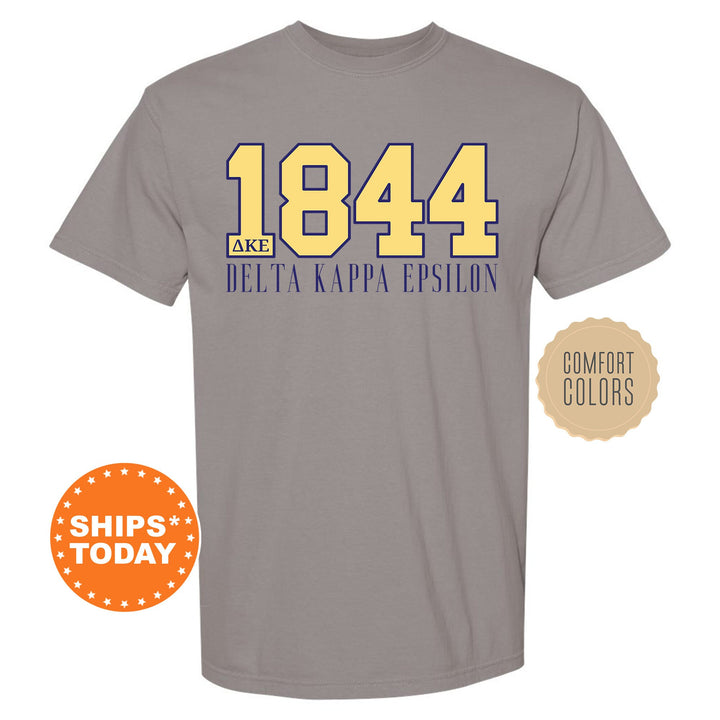 Delta Kappa Epsilon Greek Bond Fraternity T-Shirt | DKE Shirt | Deke Comfort Colors Tee | Fraternity Gift | College Greek Apparel _ 15547g