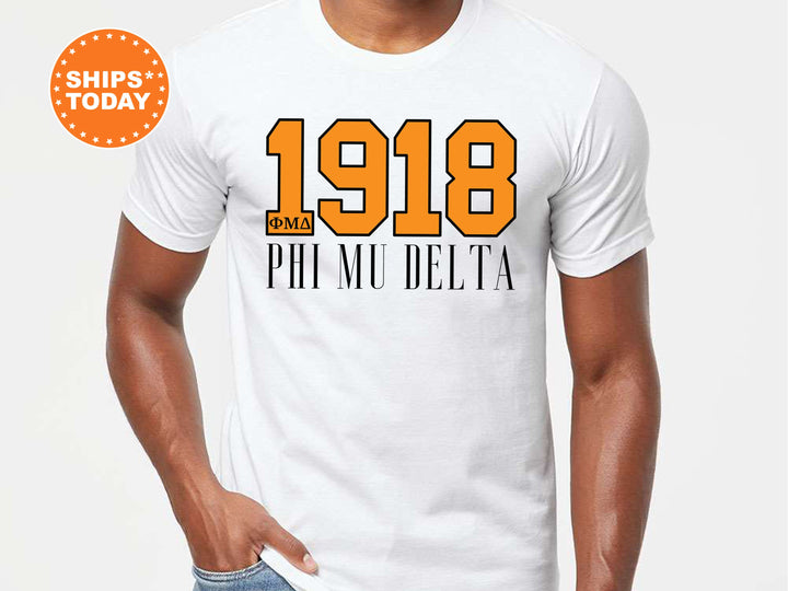 Phi Mu Delta Greek Bond Fraternity T-Shirt | Phi Mu Delta Shirt | Comfort Colors Tee | Fraternity Gift | College Greek Apparel _ 15559g