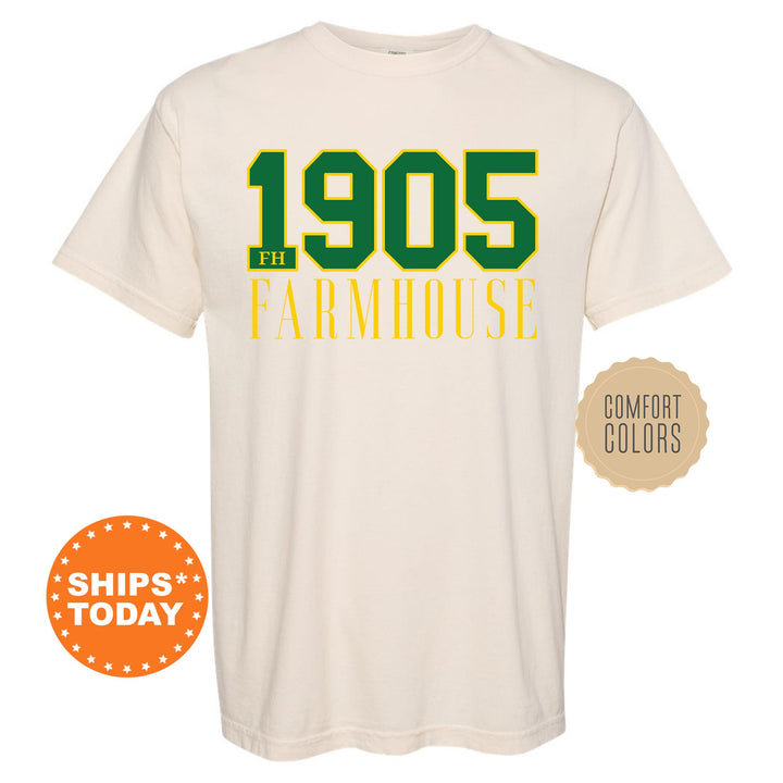 Farmhouse Greek Bond Fraternity T-Shirt | Farmhouse Shirt | Comfort Colors Tee | Fraternity Gift | College Greek Apparel _ 15548g