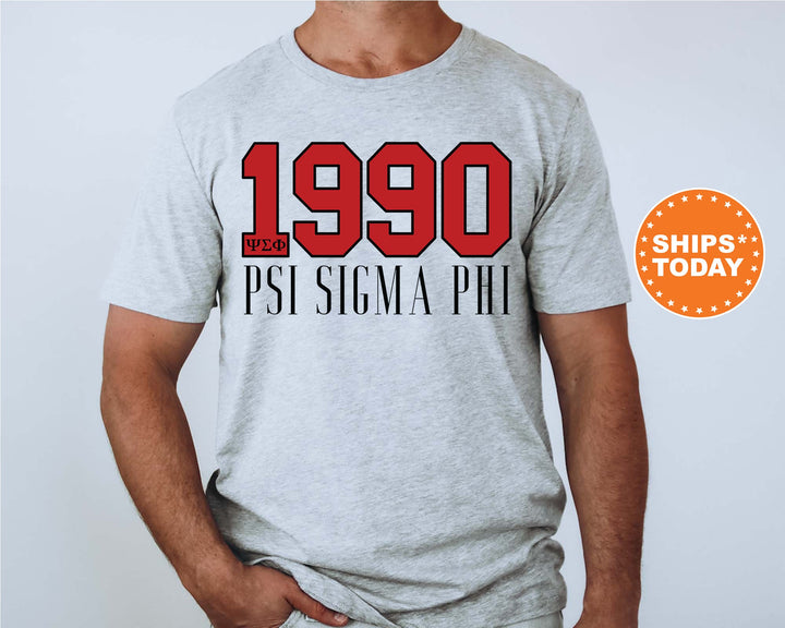 Psi Sigma Phi Greek Bond Fraternity T-Shirt | Psi Sigma Phi Shirt | Comfort Colors Tee | Fraternity Gift | College Greek Apparel _ 15562g