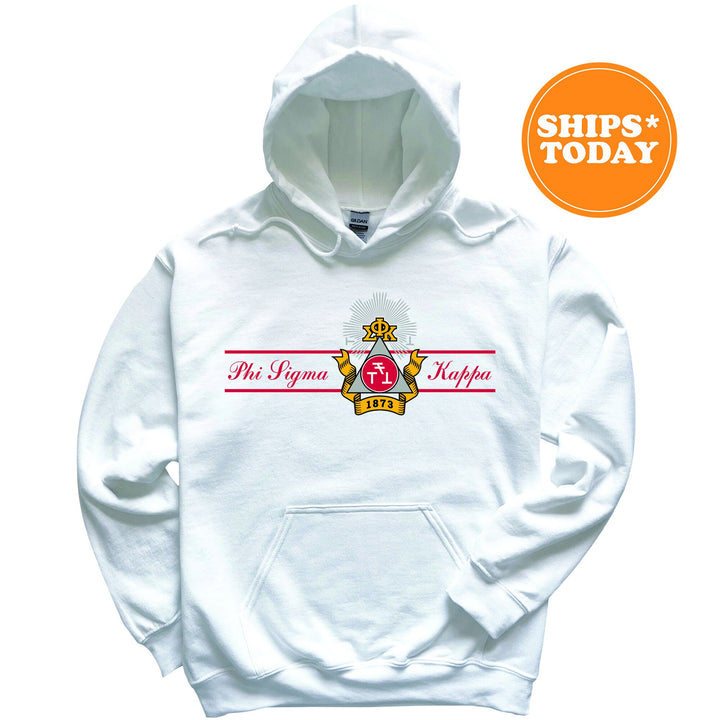 Phi Sigma Kappa Noble Seal Fraternity Sweatshirt | Phi Sig Fraternity Crest | Rush Pledge Gift | College Crewneck | Greek Apparel _ 9795g