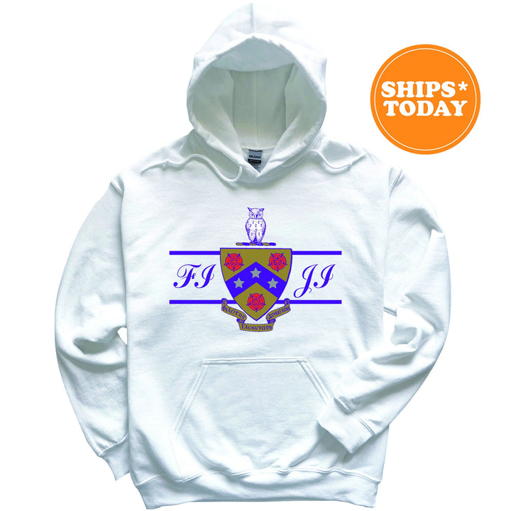FIJI Noble Seal Fraternity Sweatshirt | Phi Gamma Delta Fraternity Crest | Rush Pledge Gift | College Crewneck | Greek Apparel _ 9792g