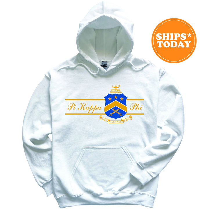 Pi Kappa Phi Noble Seal Fraternity Sweatshirt | Pi Kapp Fraternity Crest | Rush Pledge Gift | College Crewneck | Greek Apparel _ 9797g