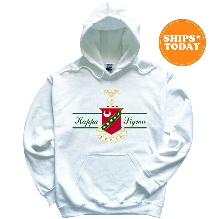 Kappa Sigma Noble Seal Fraternity Sweatshirt | Kappa Sig Fraternity Crest | Rush Pledge Gift | College Crewneck | Greek Apparel _ 9789g