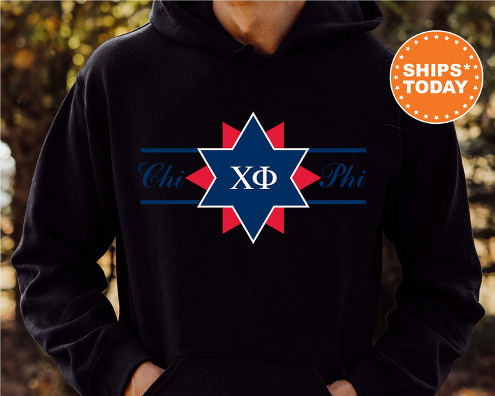 Chi Phi Noble Seal Fraternity Sweatshirt | Chi Phi Fraternity Crest | Rush Pledge Gift | College Crewneck | Greek Apparel _ 9783g