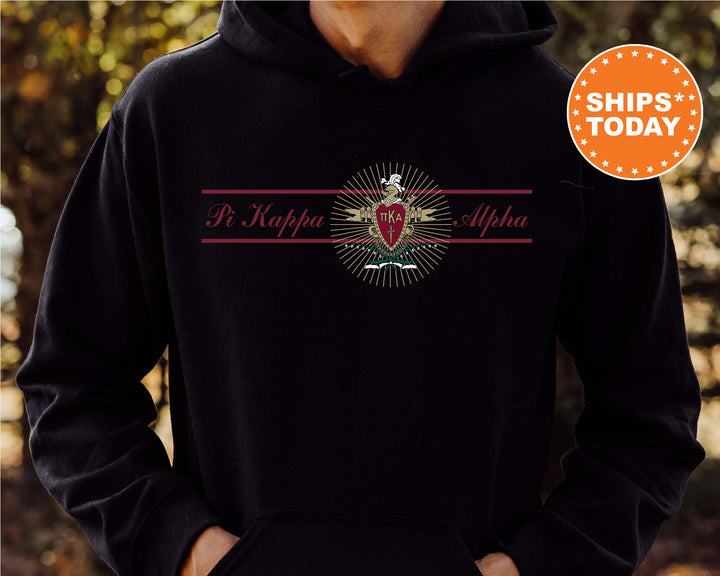 Pi Kappa Alpha Noble Seal Fraternity Sweatshirt | PIKE Fraternity Crest | Rush Pledge Gift | College Crewneck | Greek Apparel _ 9796g