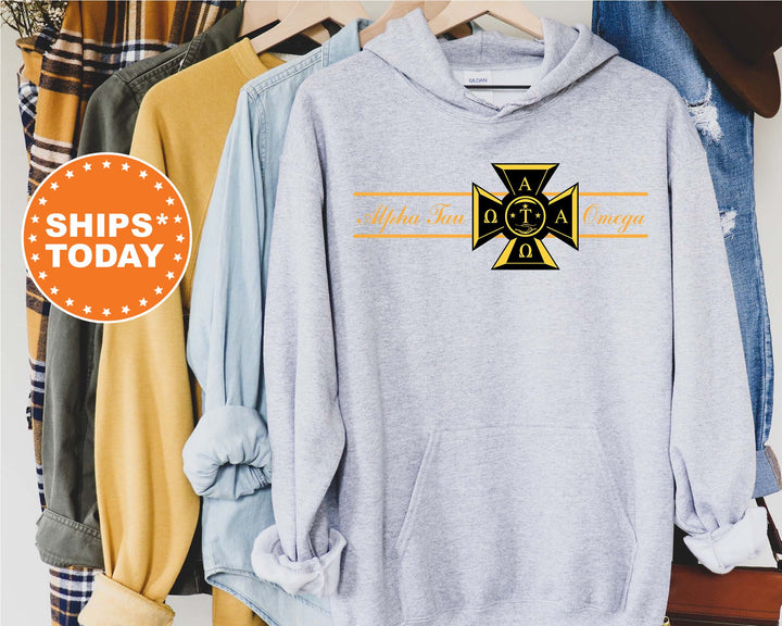 Alpha Tau Omega Noble Seal Fraternity Sweatshirt | ATO Fraternity Crest | Rush Pledge Gift | College Crewneck | Greek Apparel _ 9781g