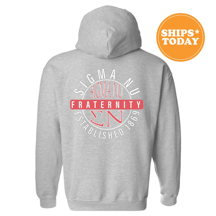 Sigma Nu Fraternal Peaks Fraternity Sweatshirt | Sigma Nu Greek Sweatshirt | Fraternity Bid Day Gift | College Apparel