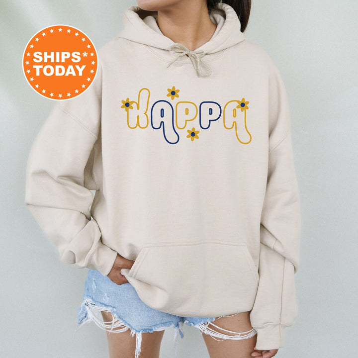 Kappa Kappa Gamma Greek Blossom Sorority Sweatshirt | KAPPA Sorority Crewneck | Big Little Recruitment Gift | KKG Sorority Merch _ 16605g