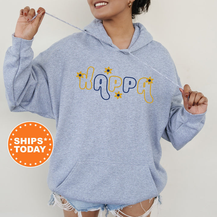 Kappa Kappa Gamma Greek Blossom Sorority Sweatshirt | KAPPA Sorority Crewneck | Big Little Recruitment Gift | KKG Sorority Merch _ 16605g