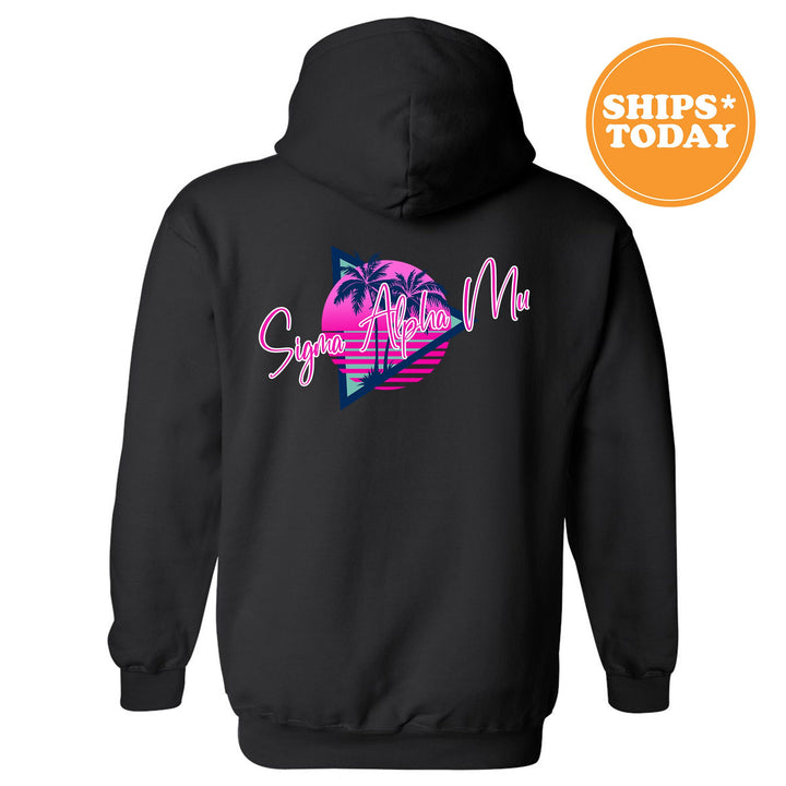 Sigma Alpha Mu Bright Nights Fraternity Sweatshirt | Sammy Crewneck Sweatshirt | Fraternity Rush Gift | New Pledge Sweatshirt