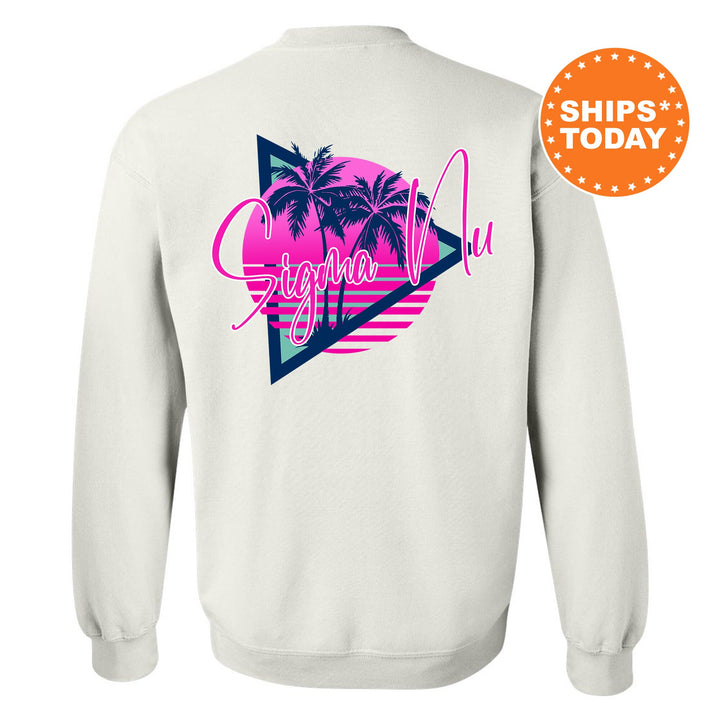 Sigma Nu Bright Nights Fraternity Sweatshirt | Sigma Nu Crewneck Sweatshirt | Fraternity Rush Gift | New Pledge Sweatshirt