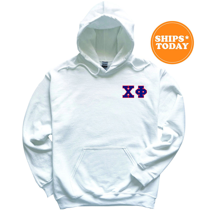 Chi Phi Proud Crests Fraternity Sweatshirt | Chi Phi Sweatshirt | Fraternity Hoodie | Bid Day Gift | Initiation Gift