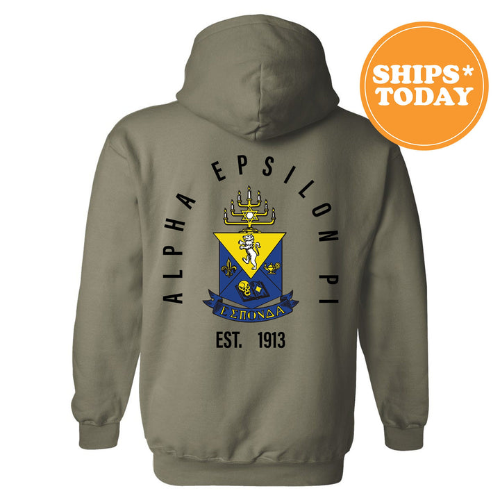 Alpha Epsilon Pi Iconic Symbol Fraternity Sweatshirt | AEPi Greek Apparel | Fraternity Initiation Gift | Men Crewneck | College Sweatshirt