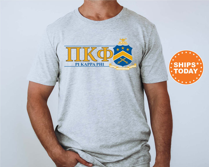 Pi Kappa Phi Timeless Symbol Fraternity T-Shirt | Pi Kapp Fraternity Crest Shirt | Fraternity Chapter Gift | Comfort Colors Tee _ 10061g
