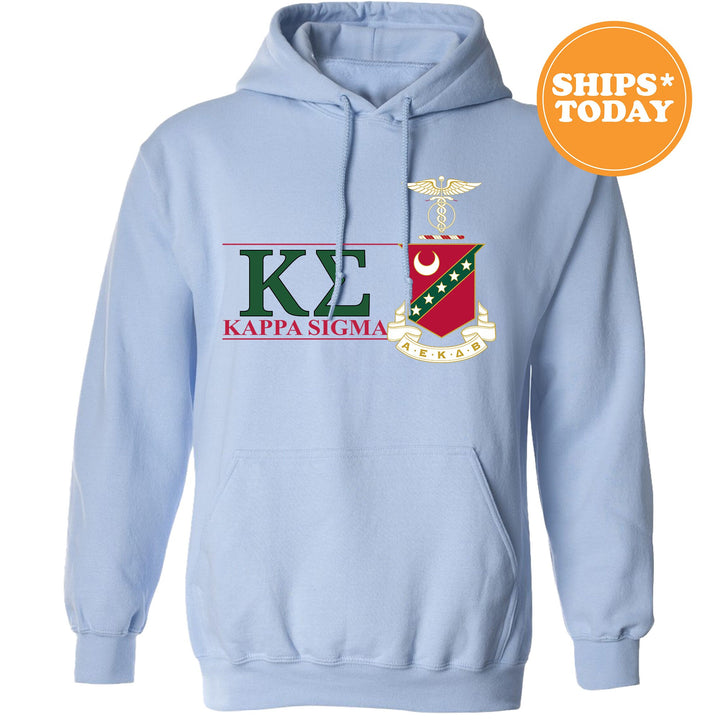 Kappa Sigma Timeless Symbol Fraternity Sweatshirt | Kappa Sig Fraternity Crest Sweatshirt | College Crewneck | Fraternity Gift