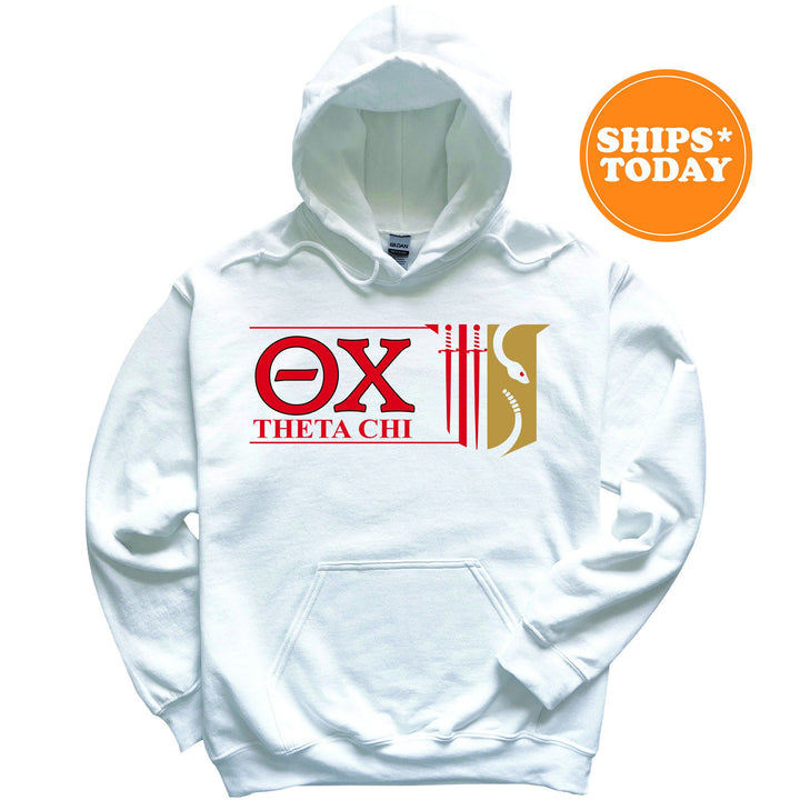 Theta Chi Timeless Symbol Fraternity Sweatshirt | Theta Chi Fraternity Crest Sweatshirt | College Crewneck | Fraternity Gift