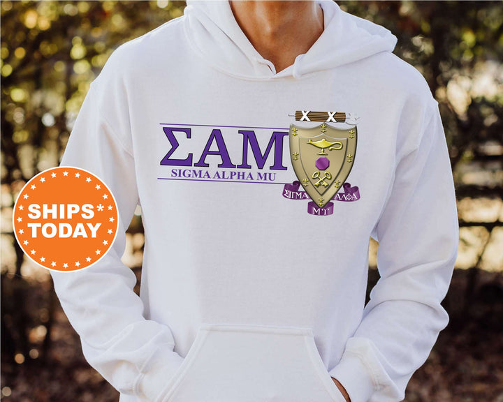 Sigma Alpha Mu Timeless Symbol Fraternity Sweatshirt | Sammy Fraternity Crest Sweatshirt | College Crewneck | Fraternity Gift