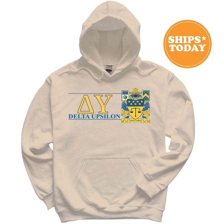 Delta Upsilon Timeless Symbol Fraternity Sweatshirt | DU Fraternity Crest Sweatshirt | College Crewneck | Fraternity Gift