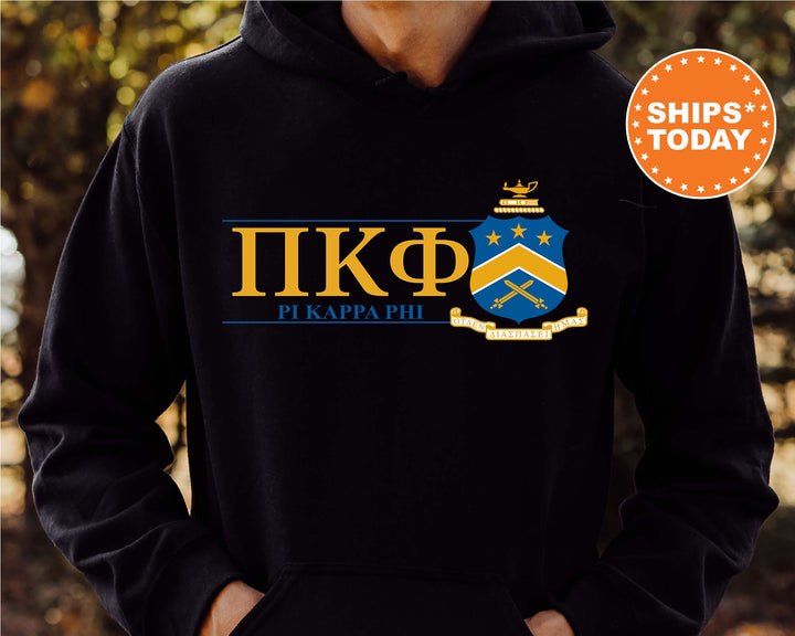 Pi Kappa Phi Timeless Symbol Fraternity Sweatshirt | Pi Kapp Fraternity Crest Sweatshirt | College Crewneck | Fraternity Gift