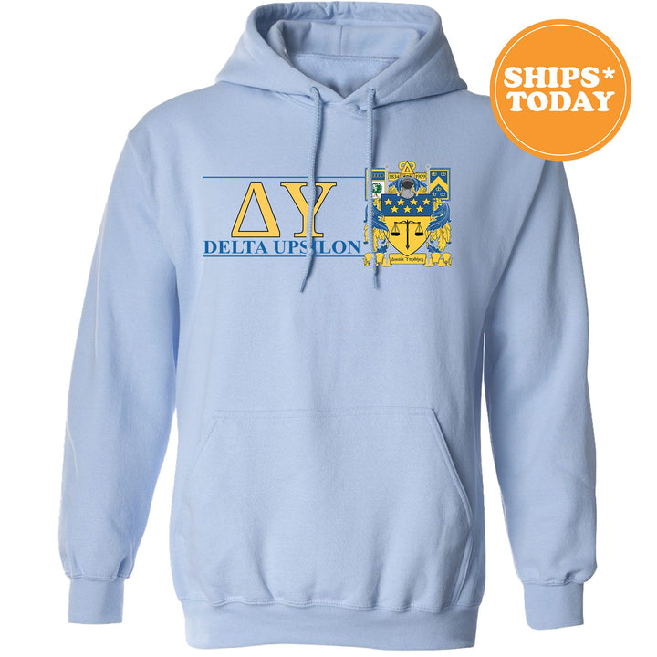 Delta Upsilon Timeless Symbol Fraternity Sweatshirt | DU Fraternity Crest Sweatshirt | College Crewneck | Fraternity Gift