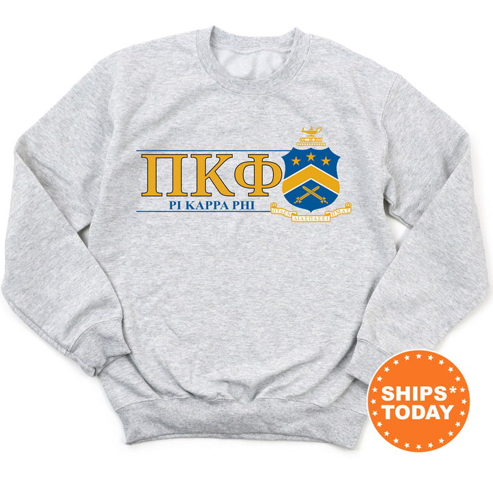 Pi Kappa Phi Timeless Symbol Fraternity Sweatshirt | Pi Kapp Fraternity Crest Sweatshirt | College Crewneck | Fraternity Gift