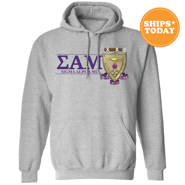 Sigma Alpha Mu Timeless Symbol Fraternity Sweatshirt | Sammy Fraternity Crest Sweatshirt | College Crewneck | Fraternity Gift