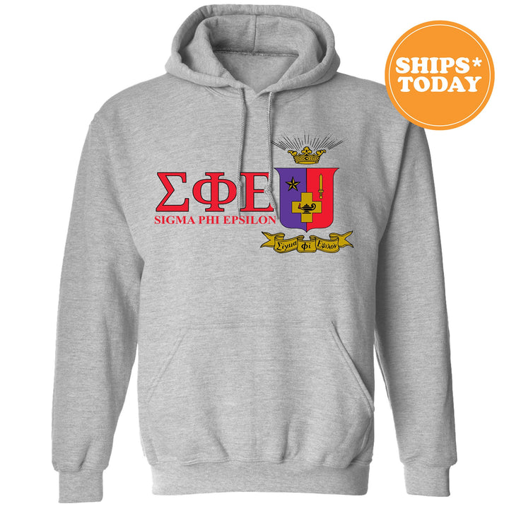 Sigma Phi Epsilon Timeless Symbol Fraternity Sweatshirt | SigEp Fraternity Crest Sweatshirt | College Crewneck | Fraternity Gift