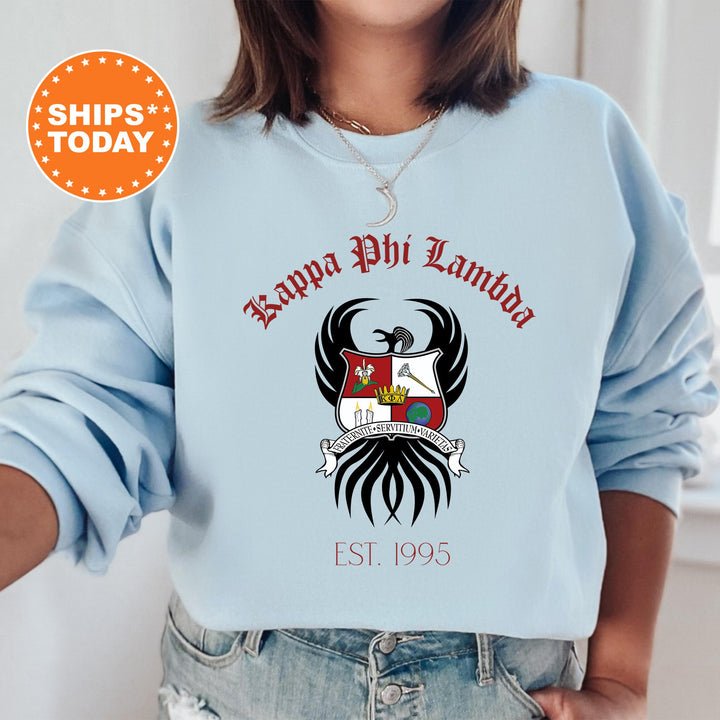 Kappa Phi Lambda Royal Crest Sorority Sweatshirt | Kappas Sweatshirt | KPL Crewneck Sweatshirt | Sorority Gift | Sorority Merch
