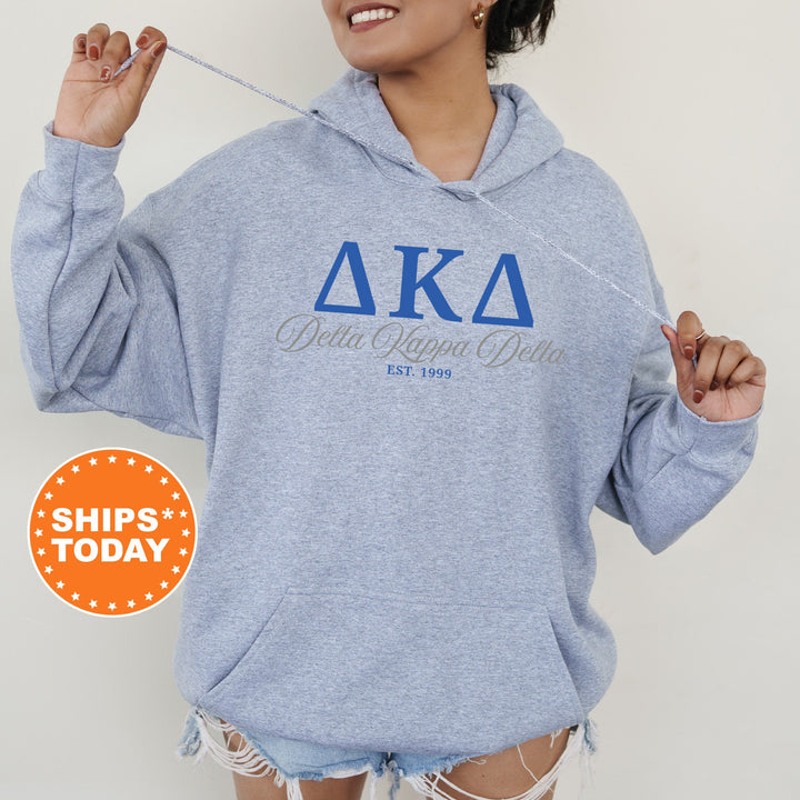 Delta Kappa Delta Script Sisters Sorority Sweatshirt | Delta Kappa Delta Sweatshirt | DKD Greek Letters Crewneck | Sorority Letters _ 14819g