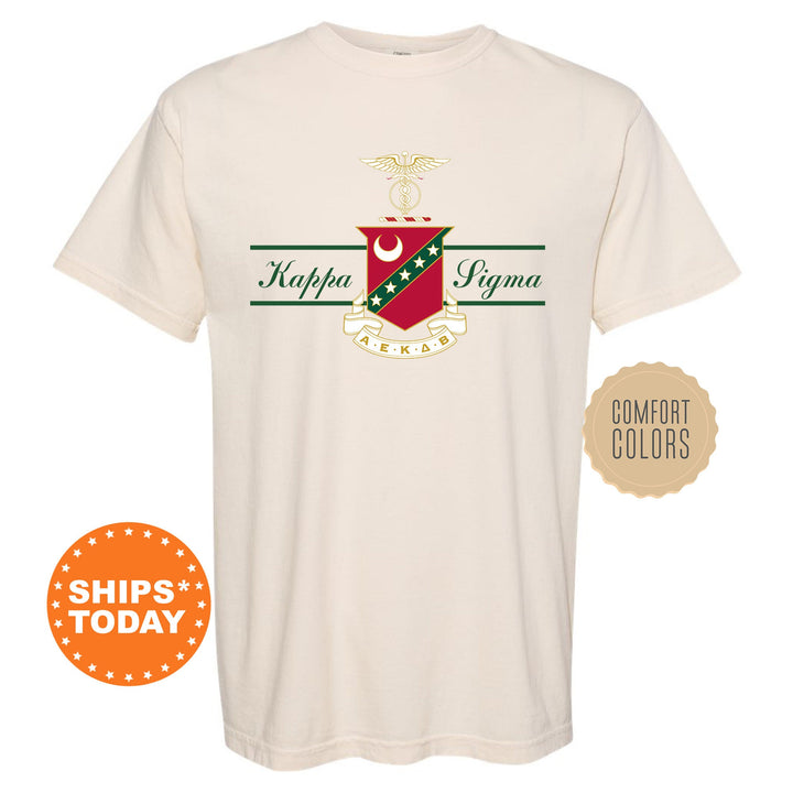 Kappa Sigma Noble Seal Fraternity T-Shirt | Kappa Sig Fraternity Crest Shirt | Rush Pledge Comfort Colors Tee | Fraternity Gift _ 9789g