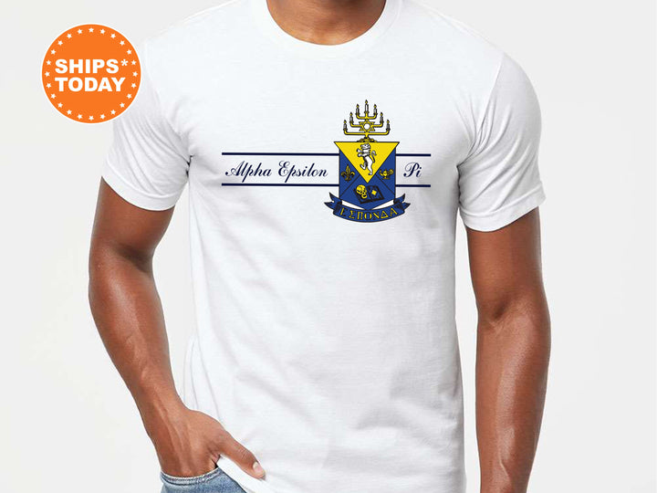 Alpha Epsilon Pi Noble Seal Fraternity T-Shirt | AEPi Fraternity Crest Shirt | Rush Pledge Comfort Colors Tee | Fraternity Gift _ 9778g