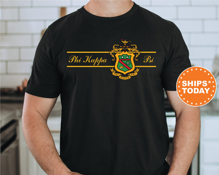 Phi Kappa Psi Noble Seal Fraternity T-Shirt | Phi Psi Fraternity Crest Shirt | Rush Pledge Comfort Colors Tee | Fraternity Gift _ 9793g