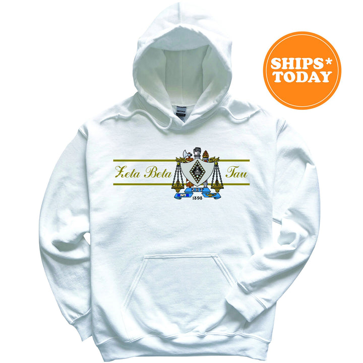 Zeta Beta Tau Noble Seal Fraternity Sweatshirt | ZBT Fraternity Crest | Rush Pledge Gift | College Crewneck | Greek Apparel _ 9807g