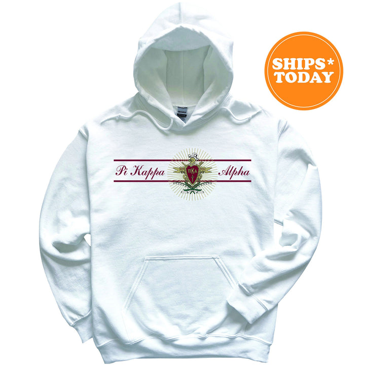 Pi Kappa Alpha Noble Seal Fraternity Sweatshirt | PIKE Fraternity Crest | Rush Pledge Gift | College Crewneck | Greek Apparel _ 9796g
