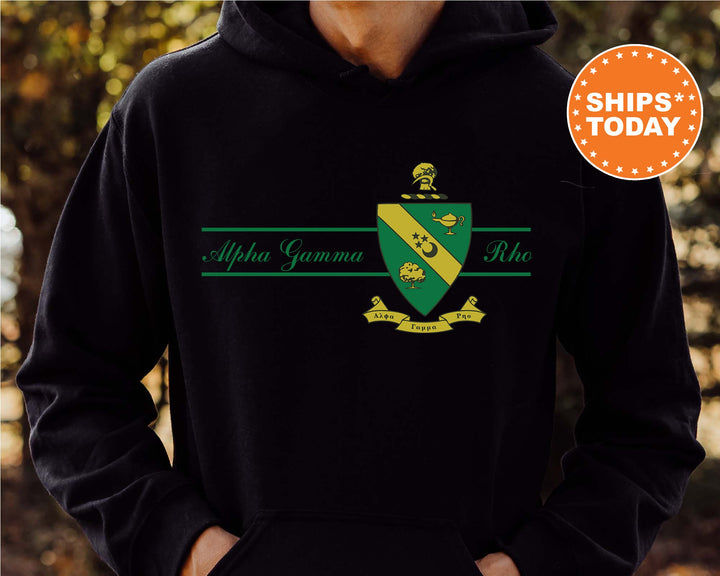 Alpha Gamma Rho Noble Seal Fraternity Sweatshirt | AGR Fraternity Crest | Rush Pledge Gift | College Crewneck | Greek Apparel _ 9779g