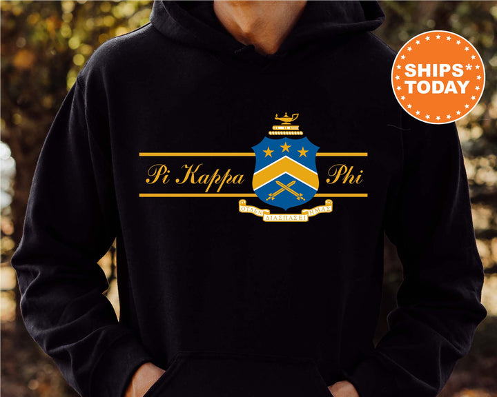 Pi Kappa Phi Noble Seal Fraternity Sweatshirt | Pi Kapp Fraternity Crest | Rush Pledge Gift | College Crewneck | Greek Apparel _ 9797g